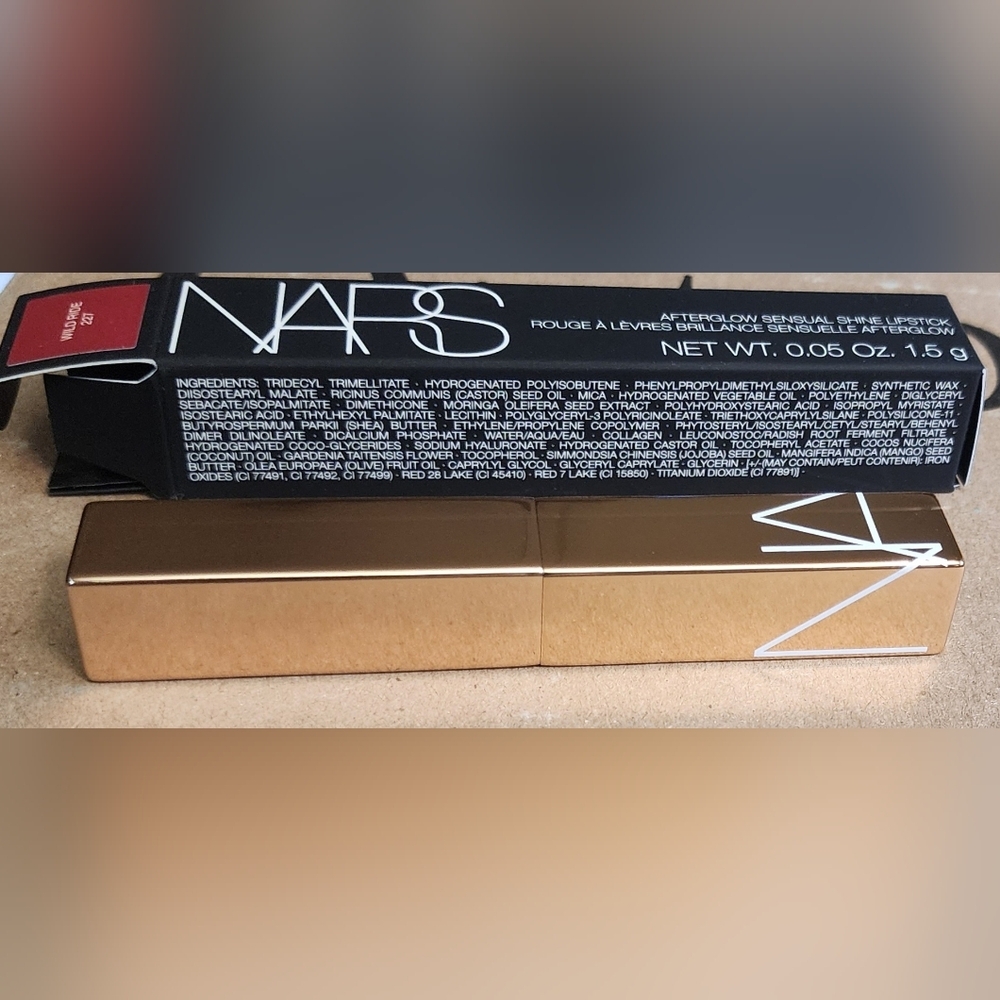 NEW NARS Afterglow Sensual Shine Lipstick in WILD RIDE 227 . Never opened. - Picture 3 of 9
